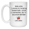 Wishing you the best Birthday Customized Coffee Mug, Personalized Birthday Gift