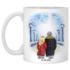 To my wife Promise Encourage Inspire Street, Customized mug, Anniversary gift, Love Gift for her