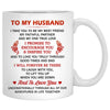 To my husband Promise Encourage Inspire, Church Wedding, Customized mug, Anniversary gift, Personalized love gift for him