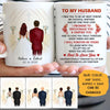 To my husband Promise Encourage Inspire, Church Wedding, Customized mug, Anniversary gift, Personalized love gift for him