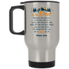 To my dad journey quote personalized travel mug, custom name gift for Father
