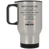 Happy Father's Day From Inherited Kid Personalized Travel Mug