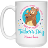 Doing Great Job Daddy Father's Day Personalized Mug, Custom Name gift for Dad