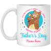 Doing Great Job Daddy Father's Day Personalized Mug, Custom Name gift for Dad