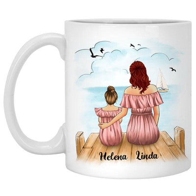 To My Daughter, Never Forget How Much I Love You, Beach View, Customized mug, Personalized gift, Mother's Day gift