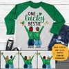 One Lucky Bestie Personalized St. Patrick's Day Unisex Raglan Shirt