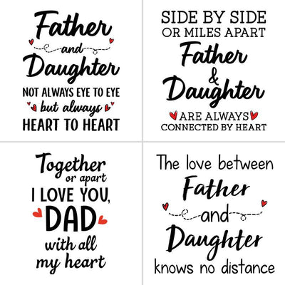 Long Distance Father and Daughter Personalized State Colors Coffee Mug For Dad, Custom Father's Day Gift