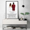 I Had You And You Had Me Personalized Poster, Anniversary Gift, Custom Valentine's Day Gift