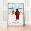 You Are My Person, Beach Personalized Couple Wedding Poster, Anniversary Gift, Custom Gift