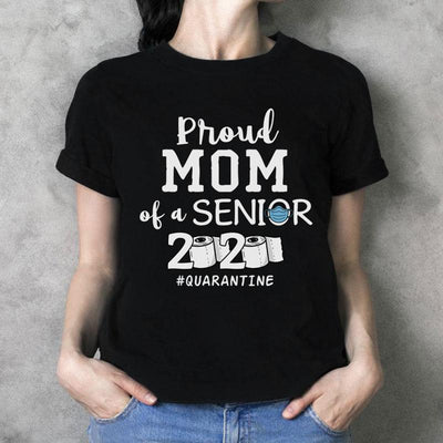 Proud SENIOR 2020 Quarantine Personalized Unisex Premium T-Shirt, Custom Graduation Gift