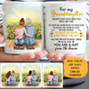 For my Granddaughter, To give me hope and bring me joy , Sunflower field, Customized mug, Personalized gift, Mother's Day gift