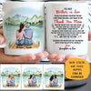 To my Mother-in-law, Thank You Mom For The Things That You Have Done, Lake view, Customized mug, Personalized gift, Mother's Day gift