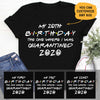 My Custom Age Birthday Shirt, Personalized Gift, Custom Tee