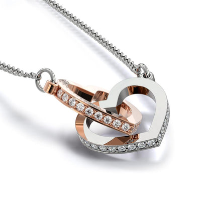 You Complete Me, Interlocking Heart Necklace, Gift for Wife from Husband