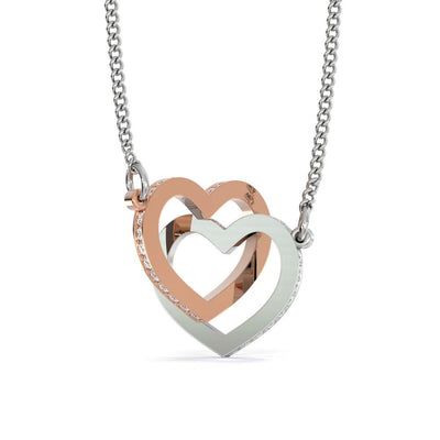 You Complete Me, Interlocking Heart Necklace, Gift for Wife from Husband