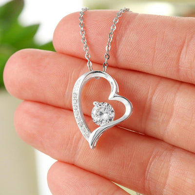 Together Forever, In Heart, Forever Love Necklace, Gift for Daughter from Mom