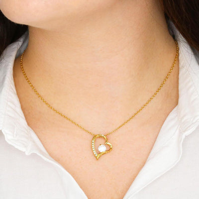 Together Forever, In Heart, Forever Love Necklace, Gift for Daughter from Mom