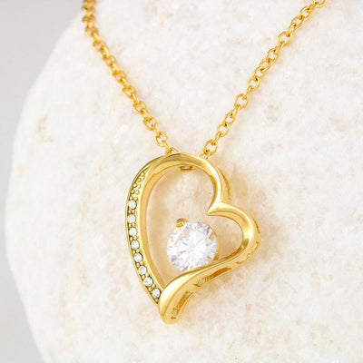 Together Forever, In Heart, Forever Love Necklace, Gift for Daughter from Mom