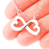 You Complete Me, Infinity Heart Necklace, Gift for Wife from Husband