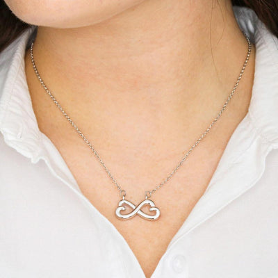 You Complete Me, Infinity Heart Necklace, Gift for Wife from Husband