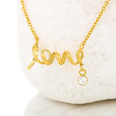 You Will Always Have Me, Scripted Love Necklace, Gift for Daughter from Mom