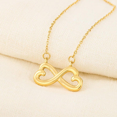 You Will Always Have Me, Infinity Heart Necklace, Gift for Daughter from Mom