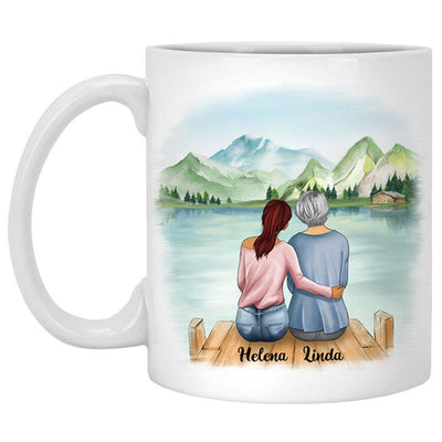 To my Mother-in-law, Thank You Mom For The Things That You Have Done, Lake view, Customized mug, Personalized gift, Mother's Day gift