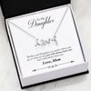 You Will Always Have Me, Scripted Love Necklace, Gift for Daughter from Mom